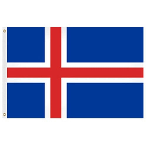 Iceland Flag 2' X 3' Nylon