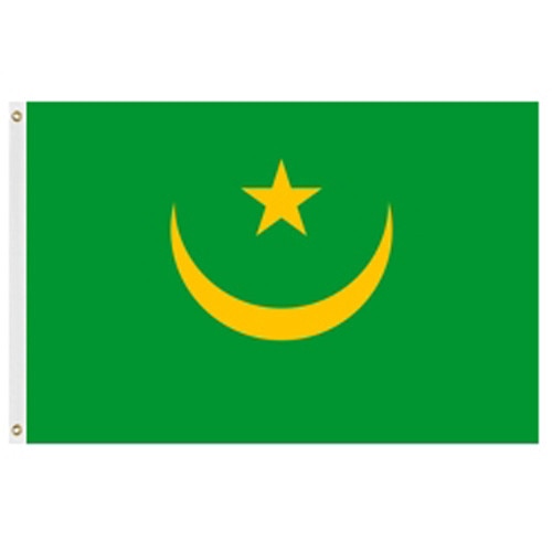 Mauritania Flag 2' X 3' Nylon