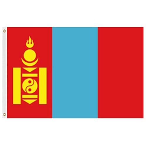 Mongolia Flag 2' X 3' Nylon