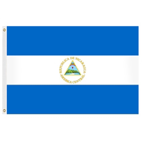 Nicaragua Flag 2' X 3' Nylon