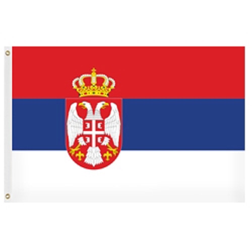 Serbia Flag 2' X 3' Nylon