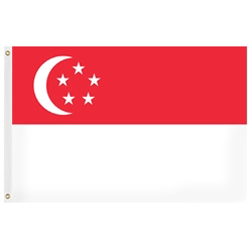 Singapore Flag 2' X 3' Nylon