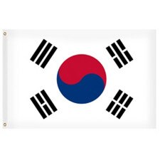 South Korea Flag 2'X3' Nylon