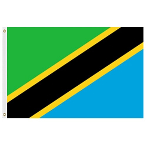 Tanzania Flag 2' X 3' Nylon