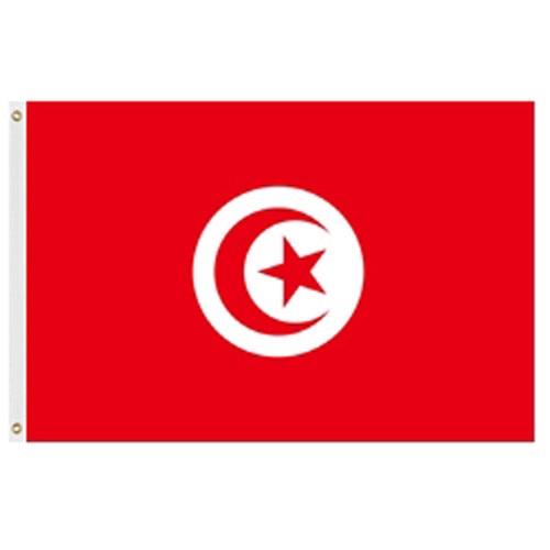 Tunisia Flag 2' X 3' Nylon