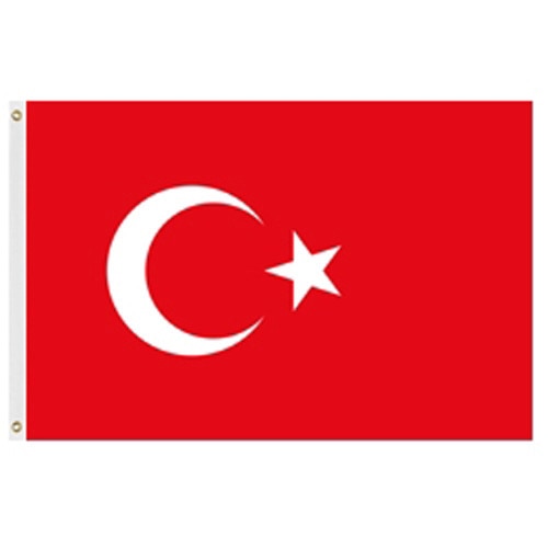 Turkey Flag 2' X 3' Nylon