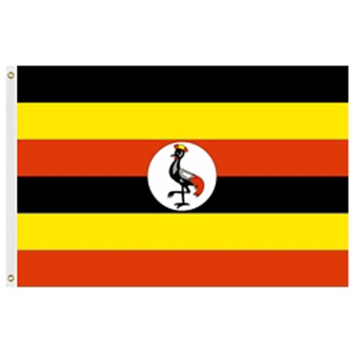 Uganda Flag 2' X 3' Nylon