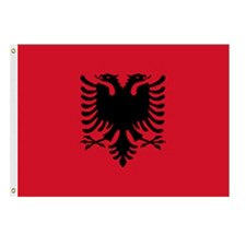 Albania Flag 3' X 5' Nylon