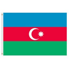 Azerbaijan Flag 3' X 5' Nylon