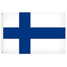 flag of Finland blue and white