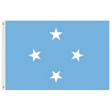 blue flag with white stars