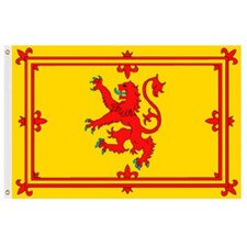 scottish flag with red lion