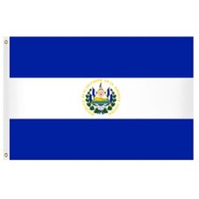 flag of El Salvador blue white stri