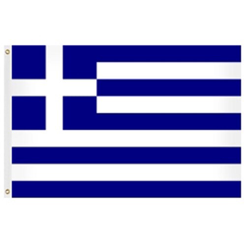 Greece national flag blue and white