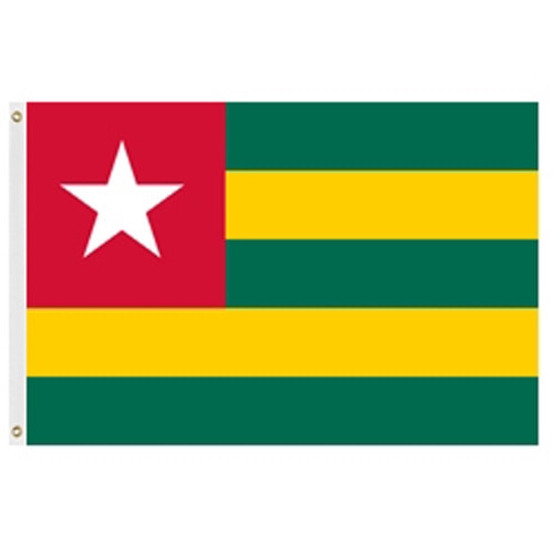 Togo Flag 4' X 6' Nylon