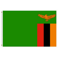 Zambia Flag 4' X 6' Nylon