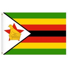 Zimbabwe Flag 4' X 6' Nylon