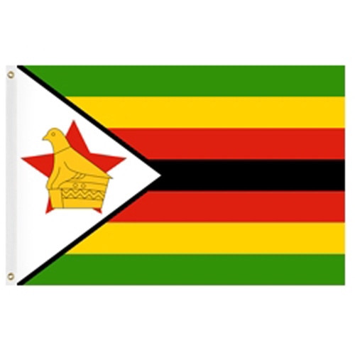 Zimbabwe Flag 4' X 6' Nylon