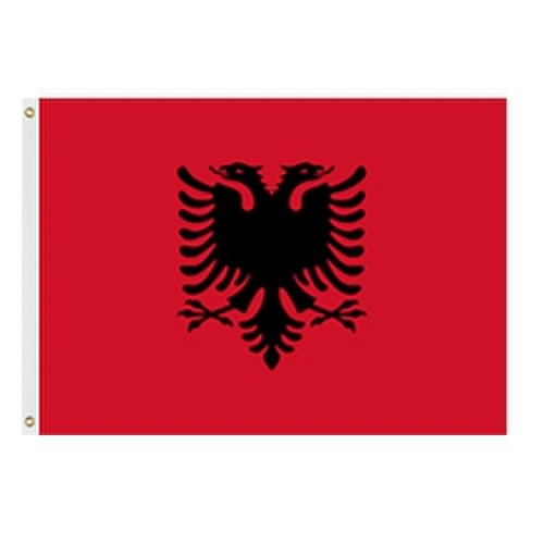 Albania Flag 5'X8' Nylon