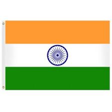 India Flag 5' X 8' Nylon