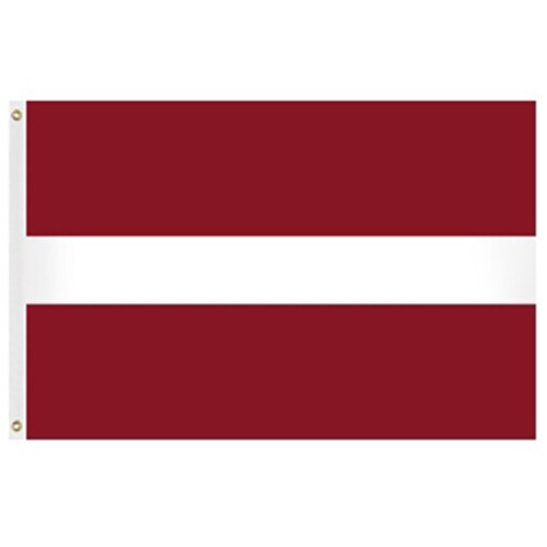 Latvian flag red and white horizona