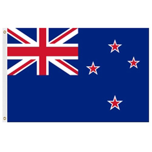 New Zealand Flag 5' X 8' Nylon