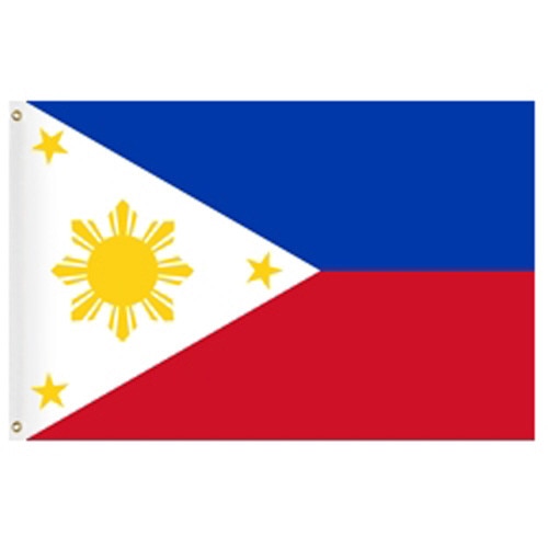 Philippines Flag 5' X 8' Nylon