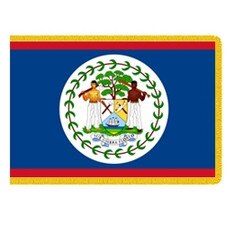 Belize national flag design with co