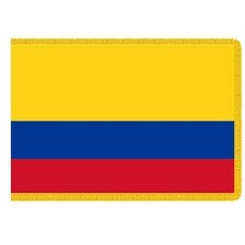 Colombian flag yellow blue red