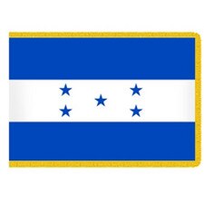 Honduras flag blue white stars