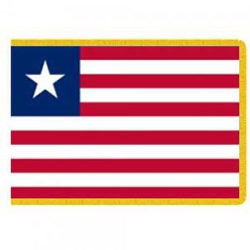 Liberia Indoor Flag 3' X 5' Nylon