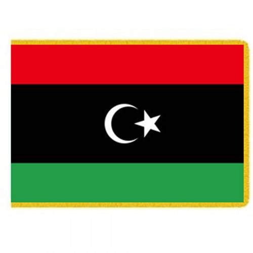 Libya Indoor Flag 3' X 5' Nylon