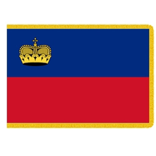 Liechtenstein Indoor Flag 3' X 5'