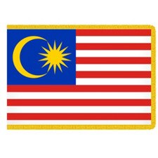 Malaysia Indoor Flag 3' X 5' Nylon