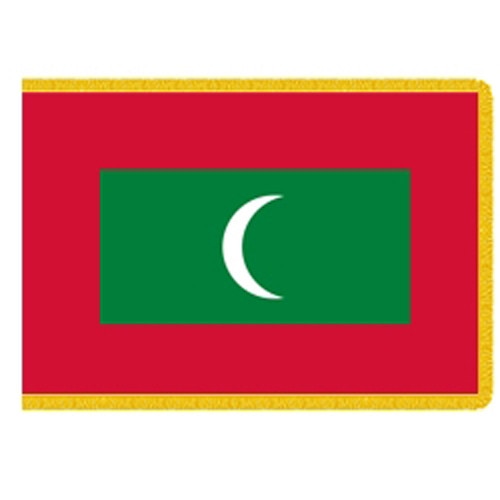 Maldives Indoor Flag 3' X 5' Nylon