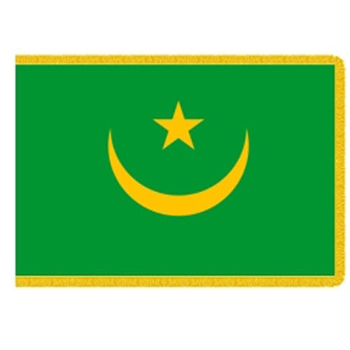 Mauritania Indoor Flag 3' X 5'