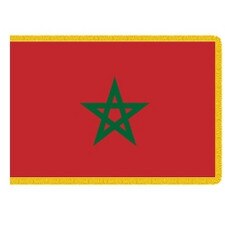 flag of Morocco red and green