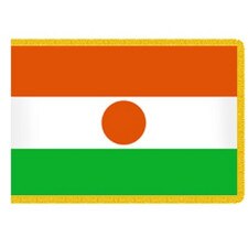 Niger Indoor Flag 3' X 5' Nylon