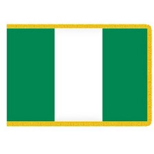 Nigeria Indoor Flag 3' X 5' Nylon