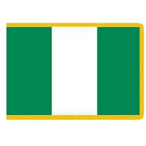 Nigeria Indoor Flag 3' X 5' Nylon