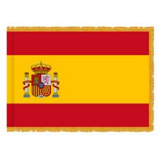 Spain flag with coat of arms