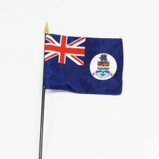 Cayman Islands flag on pole