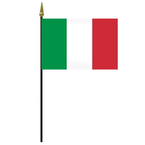 Italy national flag on a pole
