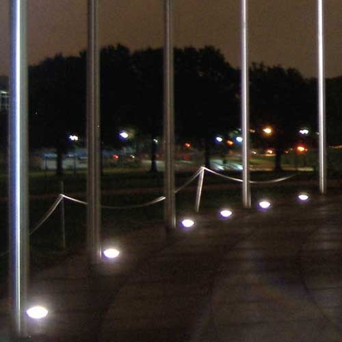 In-ground Flagpole Light