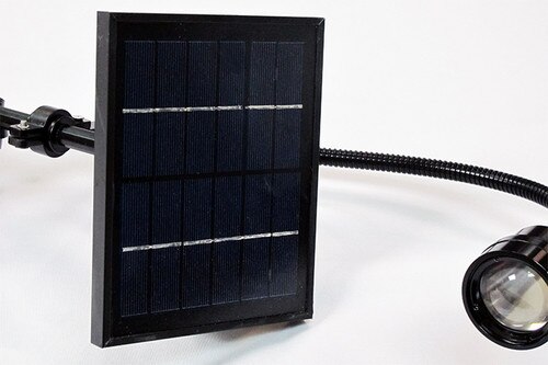 Close picture of the solar panel