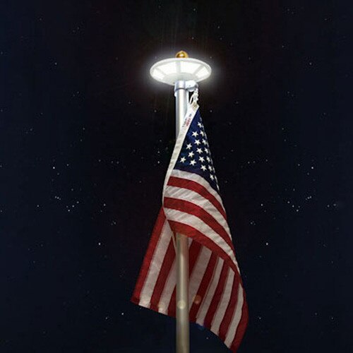 Solar Flagpole Light