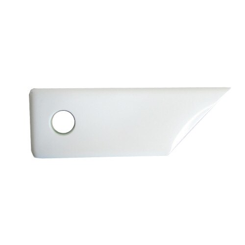 white plastic scraper tool