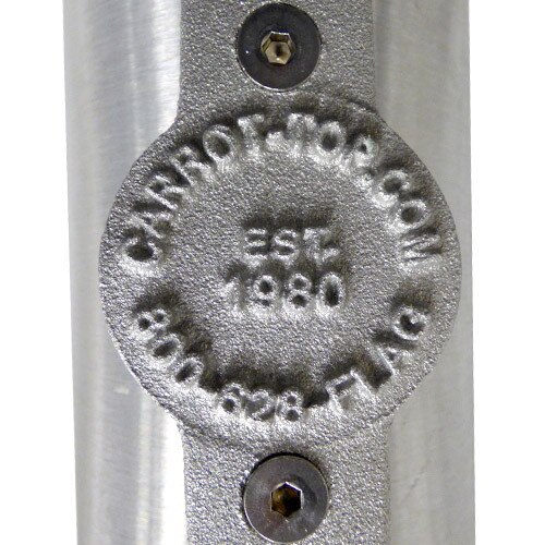 9 Inch Aluminum Flagpole Cleat