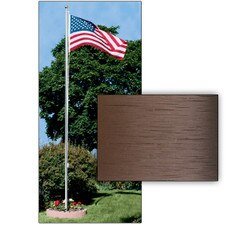 flagpole with American flag