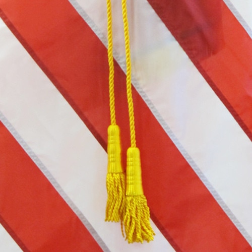 9' Gold Cord With 6 Tassels